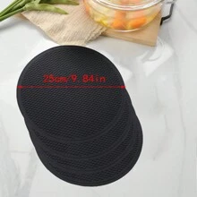 Silicone Honeycomb Insulation Pad, Non-Slip Pot Holder, Jar Opener, And Microwave Mat For Home Use