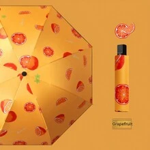 Fruit Umbrella Sunshade Umbrella Both Rain And Sun Vinyl Umbrella Sun Umbrella Travel Essential Portable Umbrella - Multicolor - View 16