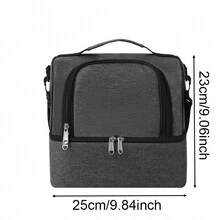 1入組新款戶外雙層野餐保溫袋，厚實離子隔熱食物收納袋，適用於露營和徒步旅行 - 彩色 - 查看 5