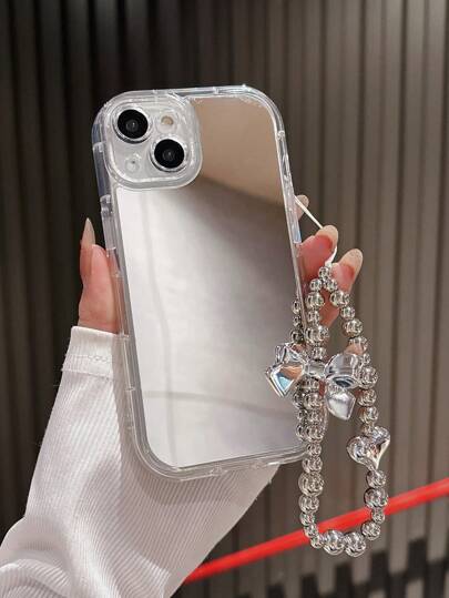 Coque miroir acrylique pour iPhone 16 Pro Max/16/16 Pro/16 Plus/16E/15/15 Pro Max/15 Pro/15 Plus/11/12/13/14 Pro Max/XS/XR/11 Pro/11 Pro Max/12 Pro/12 Pro Max/13 Pro/13 Pro Max/7 Plus/14 Pro/14 Pro Max/14 Plus/7 Plus/8 Plus/8/SE2, coque rigide minimaliste et créative