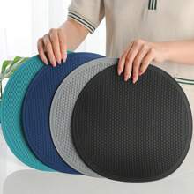 Silicone Honeycomb Insulation Pad, Non-Slip Pot Holder, Jar Opener, And Microwave Mat For Home Use