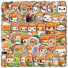 Bộ 50 Miếng Dán Sushi Kawaii, Miếng Dán Vinyl Cho Laptop Bình Nước Đàn Guitar Xe Đạp Xe Ô Tô Xe Máy Cản Hành Lý Ván Trượt Graffiti, Đề Can Dễ Thương, Món Quà Tốt Nhất Cho Trẻ Em, Thanh Thiếu Niên, Nam Giới, Phụ Nữ. - Nhiều màu - Xem 4