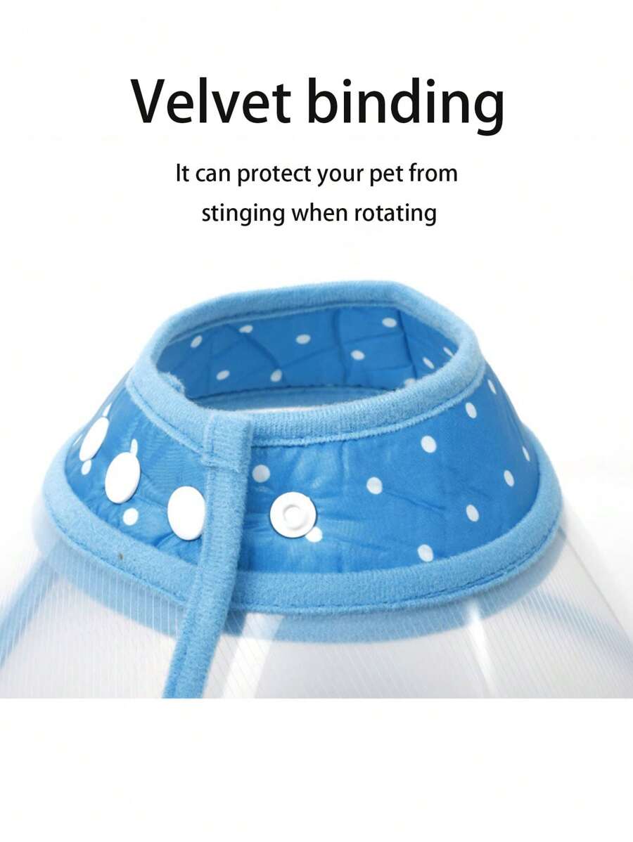 Plastic Pet Recovery Collars & Cones For Dogs And Cats After Surgery Adjustable Dog Neck Cone
