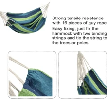 Hamaca Camping Portátil Para Acampar Con Accesorios GUANGTIAN CHEN  SHOP - Azul - Ver 3