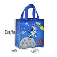 8 chiếc 23 * 22 * 11cm Túi quà tặng và mua sắm không dệt của phi hành gia vũ trụ - Nhiều màu - Xem 3