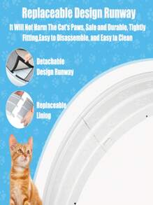 1pc Assembled Cat Lover And Cat Mom Love Exercise Wheel, Quiet Fitness Cat Lover And Cat Mom Love Running Wheel, Plastic Cat Lover And Cat Mom Love Running Mill
