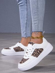 Leopard Print Fashion Outdoor Summer Streetwear Birthday/Holiday Gift Color Block Campus Mass Style