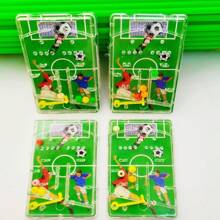 6 piezas / 10 piezas Juego de mesa de laberinto de fútbol de estilo aleatorio, juguete temático de fútbol, decoración de fiesta de cumpleaños