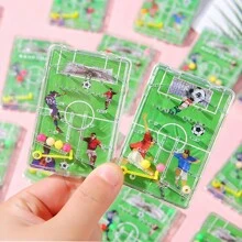 6 piezas / 10 piezas Juego de mesa de laberinto de fútbol de estilo aleatorio, juguete temático de fútbol, decoración de fiesta de cumpleaños