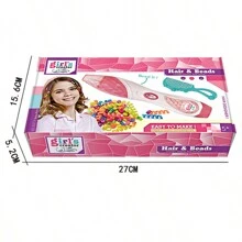 1 Set Of High Quality Kids Hair Braiding Tools Toy Automatic Braiding Machine Electric Braiding Machine Curling Machine Hair Braid Styling DIY Tools Curler Hairstyle Tool Kit For Teen Girls - Deluxe Edition - View 3