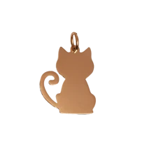 1 Thẻ Thú Cưng Hình Mèo Inox, Thẻ ID Thú Cưng Chống Mất Có Thể Tùy Chỉnh Mặt Dây Chuyền Với Thiết Kế Hình Mèo Con Đáng Yêu Cho Chó Mèo - Hồng - Xem 3