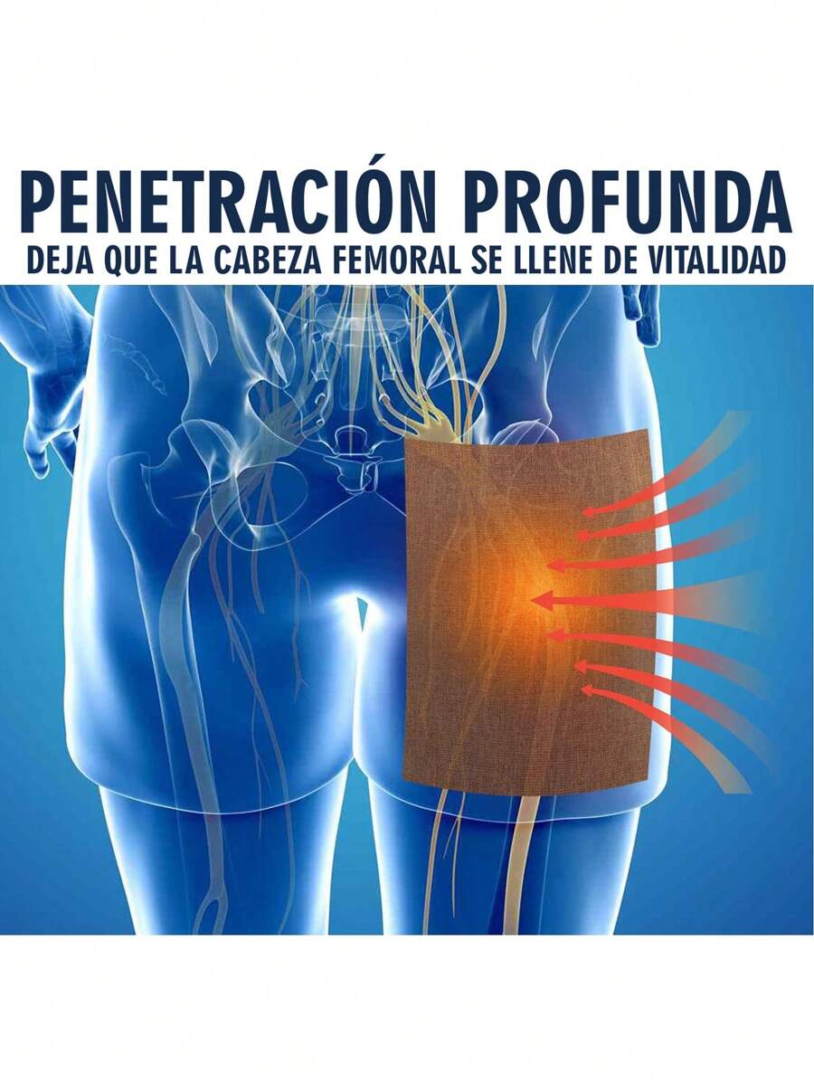 2 Paquetes de 10 Parches Para Aliviar Dolor de Cadera. - Azul - Ver 1