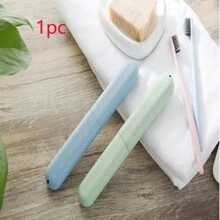 1/2/3/4/5 Pcs Random Color Travel Toothbrush Holder Case,Boho Vibes - Multicolor - View 13