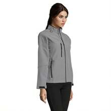 SOLS Womens/Ladies  Soft Shell Jacket (Breathable, Windproof And Water Resistant) (Grey Marl) - Grey Marl - View 6