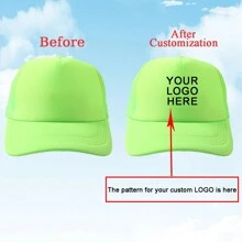 1 Custom-Made And Personalized Adjustable Men's Truck Driver Hat With Mesh Women's Baseball Net Hat For Outdoor Sports Shading. Your Favorite Custom Hat Design