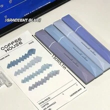 4pcs Color-Changing Fluorescent Highlighter Set, Ideal For Ins, Middle School And High School Students, Highlighter Pens For Marking And Underlining, Eye Protection, No Smudging, No Bleeding Through Paper - Gradient Color Highlighter [4 Pieces] - View 5