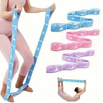Gymnastics Stretching Band, Resistance Band, Fitness Yoga Stretching Band, Multi-Loop Exercise Band, Home Fitness Equipment