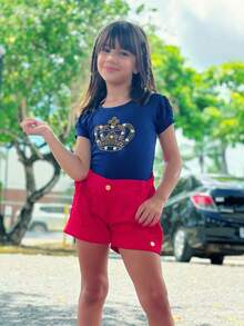 Young Girls Sets - 紅色 - 查看 5