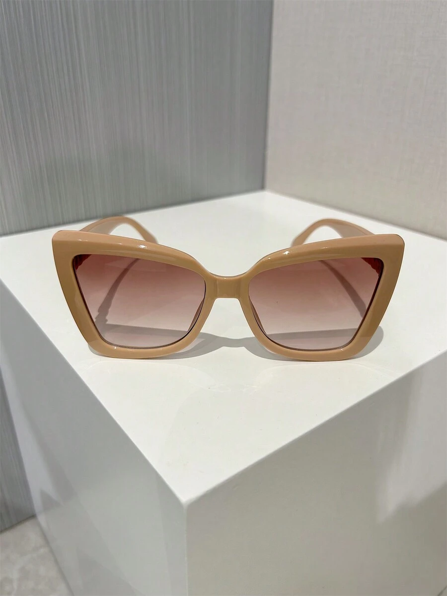 1pc Cat Eye Women's High-End Street Style Outdoor Fashion Eyewear - Multicolor - View 1