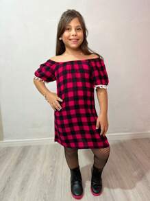 Young Girls Dresses - Đỏ - Xem 3