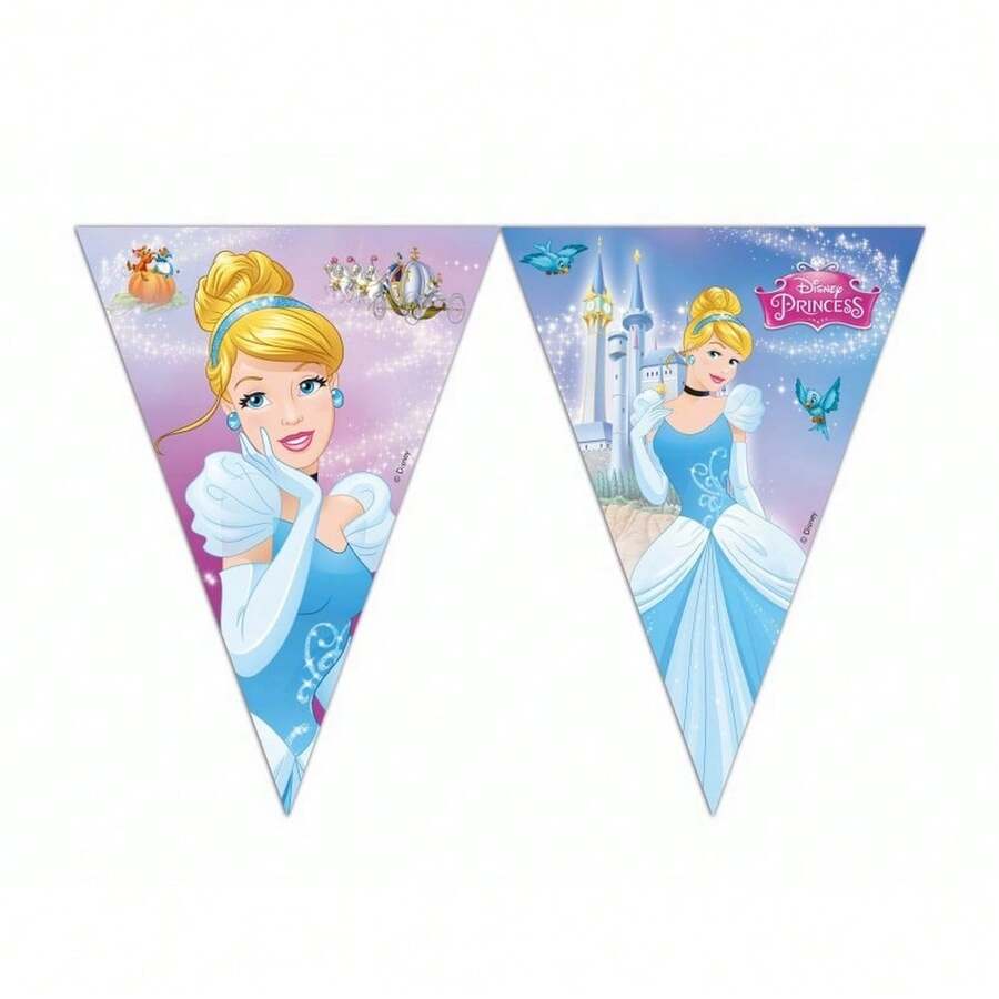 Disney Cinderella Pennant Flag Banner (Multicoloured) - Multicoloured - View 1