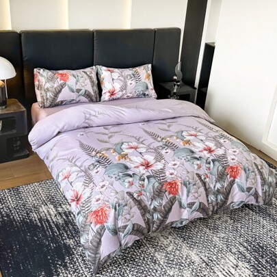 1pc Printed Brushed Duvet Cover [Duvet Cover Only] No Filling Material