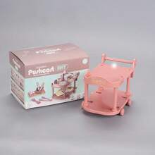 Children's Miniature Food Cart Toy, Mini Kitchen Trolley, Dollhouse Model Simulation Toy For Pretend Play - Multicolor - View 12