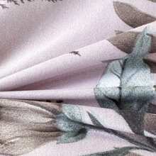 1 pieza Funda de edredón cepillado impreso [Funda de edredón solamente] Sin material de relleno