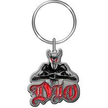 Dio Murray Logo Keyring (Silver/Black/Red) - Silver/Black/Red - View 1