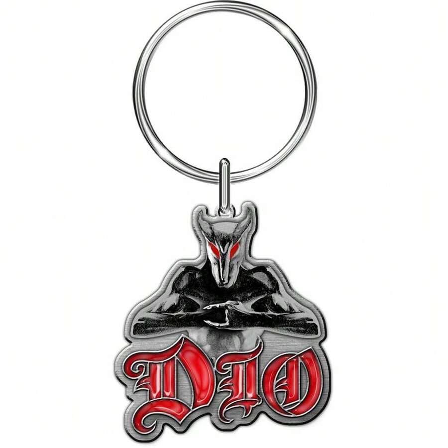 Dio Murray Logo Keyring (Silver/Black/Red) - Silver/Black/Red - View 1