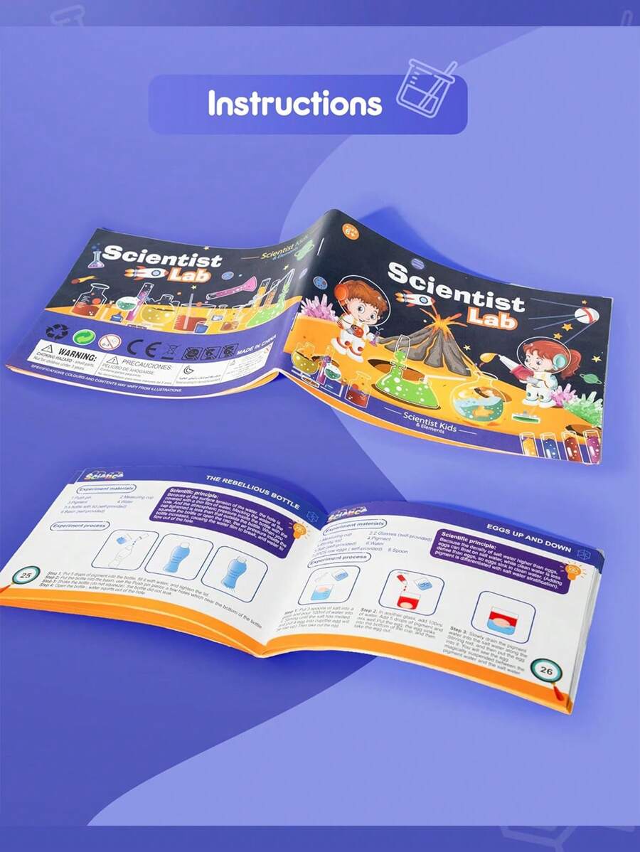 Science Kit With 48 Science Lab Experiments, DIY STEM Science