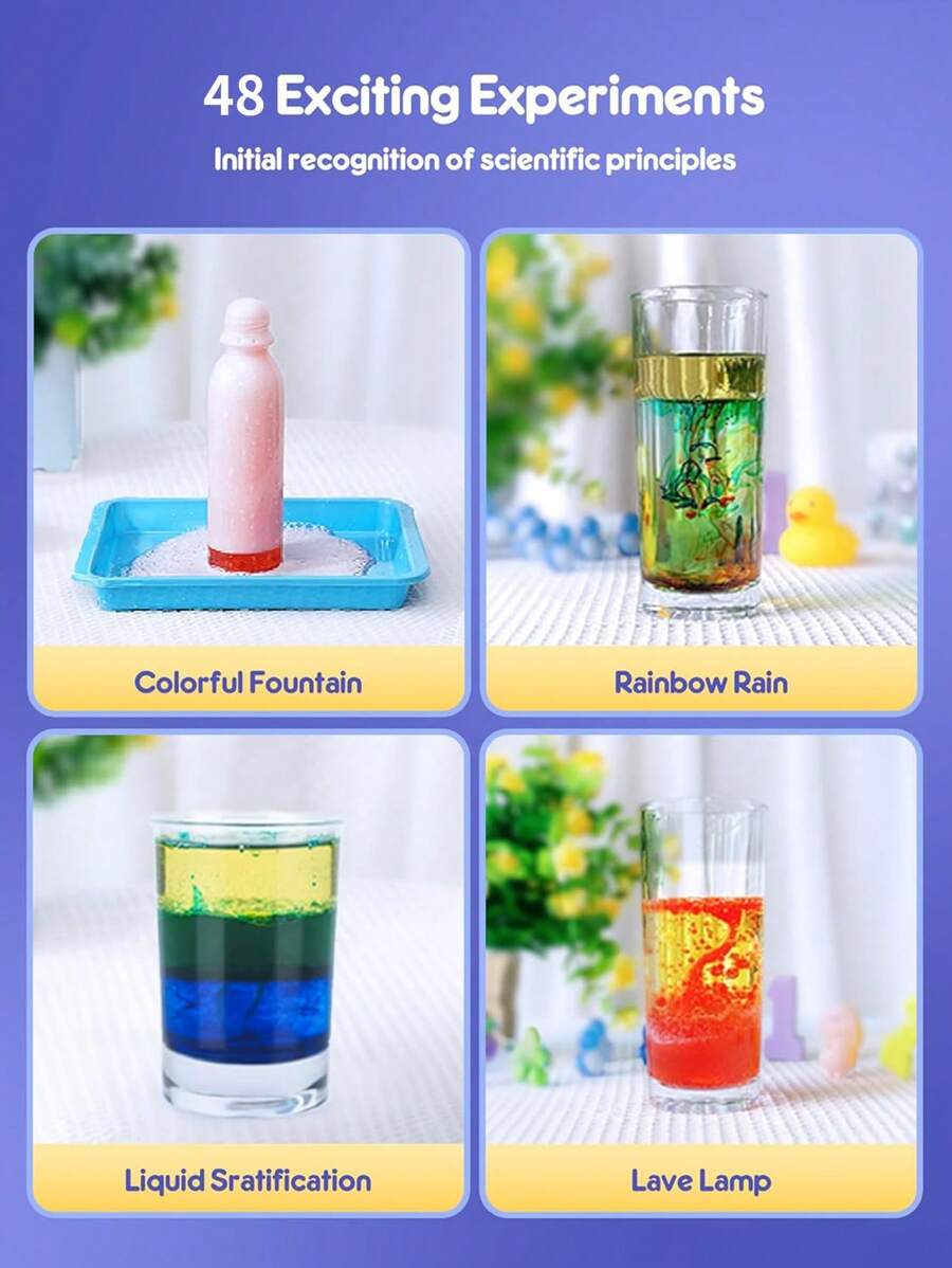 Science Kit With 48 Science Lab Experiments, DIY STEM Science