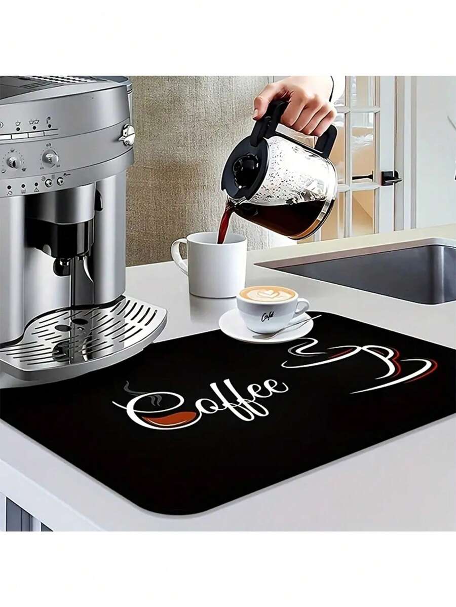 1pc Anti-Slip, Super Absorbent, Wear-Resistant Multipurpose Kitchen Mat For Countertop, Dining Room And Patio Table Decoration - Pet And Machine Mat - Home Kitchen Gadget ,Room Decor - Multicolor - View 1