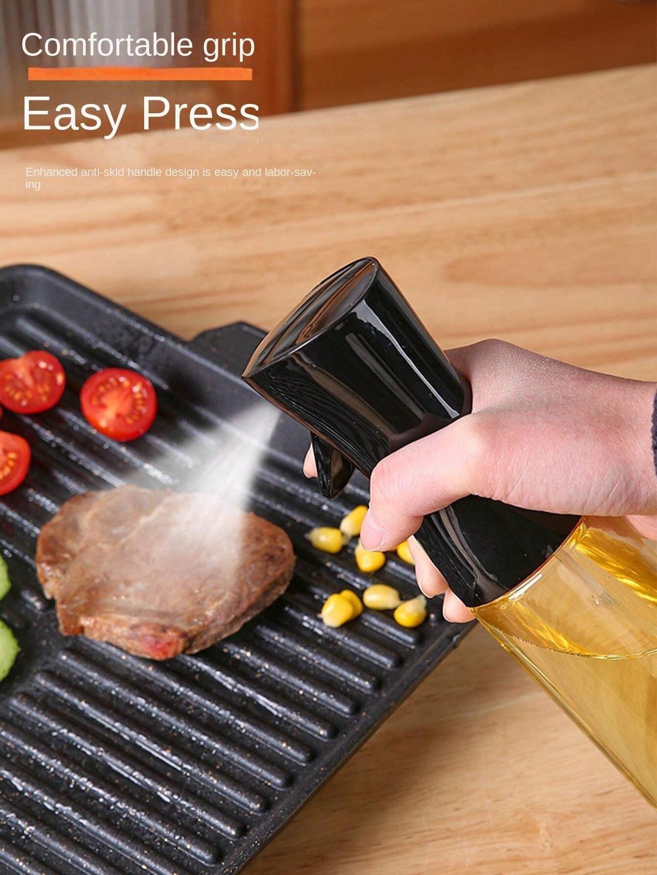 Ztarraum Öl Sprüher 180ml - Glas Flasche Mit Pinsel Für Olivenöl, Air Fryer & Küche