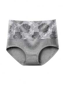 4入組女士高腰塑形底褲，腹部三角控制內衣 - 彩色 - 查看 9