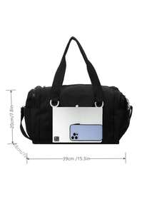 时尚多功能大容量旅行行李包，适合手提、肩背、斜挎或宽肩带，非常适合工作、上学或旅行