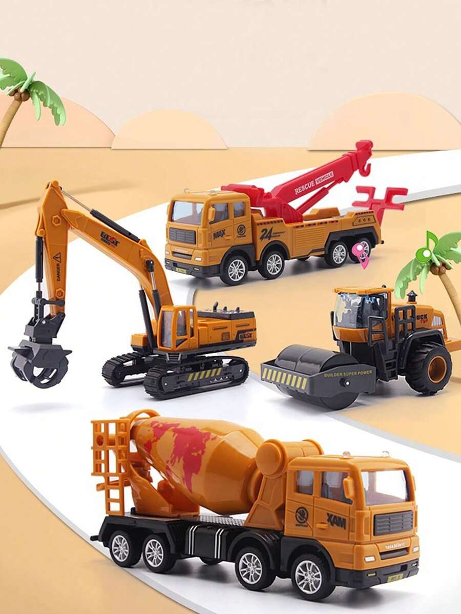 Alloy Engineering Tieflader Spielzeug 1:50 | Statisches Modell | Für Kinder Ab 8 Jahre | 305mm Länge