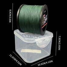Dark Green Fishing Line For Lure Fishing, 4 Strands Braided PE Line, Available In Strengths From 10LB To 100LB, Comes With Multi-Purpose Exquisite Packaging Box, Strong, Abrasion Resistant, High Strength, Super Smooth Lure Fishing PE Line, Suitable For Saltwater And Freshwater Lure Fishing