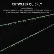 Dark Green Fishing Line For Lure Fishing, 4 Strands Braided PE Line, Available In Strengths From 10LB To 100LB, Comes With Multi-Purpose Exquisite Packaging Box, Strong, Abrasion Resistant, High Strength, Super Smooth Lure Fishing PE Line, Suitable For Saltwater And Freshwater Lure Fishing