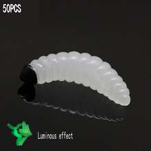 Señuelos de lombrices para pesca de bajo, Cebos de gusanos de silicio suave Señuelo de pesca de gusanos de pan - Multicolor - Ver 12