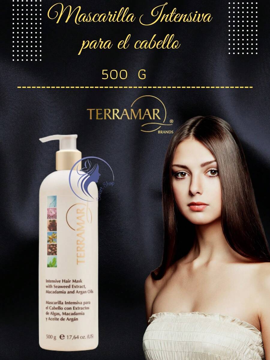 Mascarilla intensiva para cabello Terramar/ 500 g. - Blanco - Ver 1