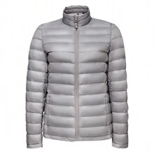 SOLS Womens/Ladies Wilson Lightweight Padded Jacket (Metal Grey) - Metal Grey - View 1