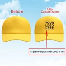 1 Custom-Made And Personalized Adjustable Men's Truck Driver Hat With Mesh Women's Baseball Net Hat For Outdoor Sports Shading. Your Favorite Custom Hat Design