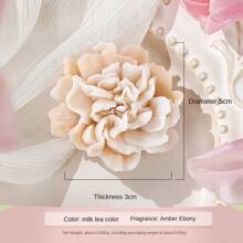 1 Stück handgeferzte, duftende Wachskerze in Form einer Nelke, ideal für Raumdekoration, Tischmittelpunkt, Party, Hochzeit und Muttertag Geschenk, Valentinstag Dekoration, Valentinstag Deko, Valentinstag Geschenke, Geschenke für beste Freunde, Abschlussgeschenke, Muttertag Geschenke, Hochzeitsgeschenke, Raumdekoration, Heimdekoration, Geburtstag Dekoration, Hochzeitsgeschenke, Hochzeitserinnerung, English Birne & Freesie