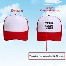 1 Custom-Made And Personalized Adjustable Men's Truck Driver Hat With Mesh Women's Baseball Net Hat For Outdoor Sports Shading. Your Favorite Custom Hat Design