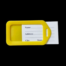 Luggage Tags - Yellow - View 2