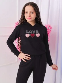 Teen Girls Sets - 黑色 - 查看 4