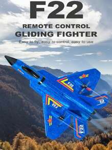 Avión RC multifuncional F22 Raptor - Vuela en todo tipo de terreno, perfecto para vacaciones y ocasiones especiales - Multicolor - Ver 15