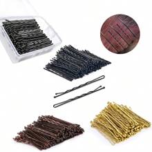 100 piezas de pasadores de pelo para mujeres, pasadores para moño para cabello grueso y fino, para todo tipo de cabello con estuche, 2 pulgadas. - Multicolor - Ver 9