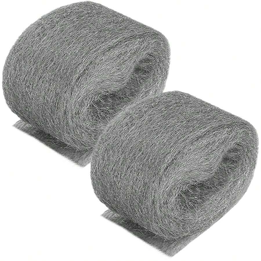 2Pack Steel Wool Pads For Mice Control, Fill Fabric DIY Kit, Coarse